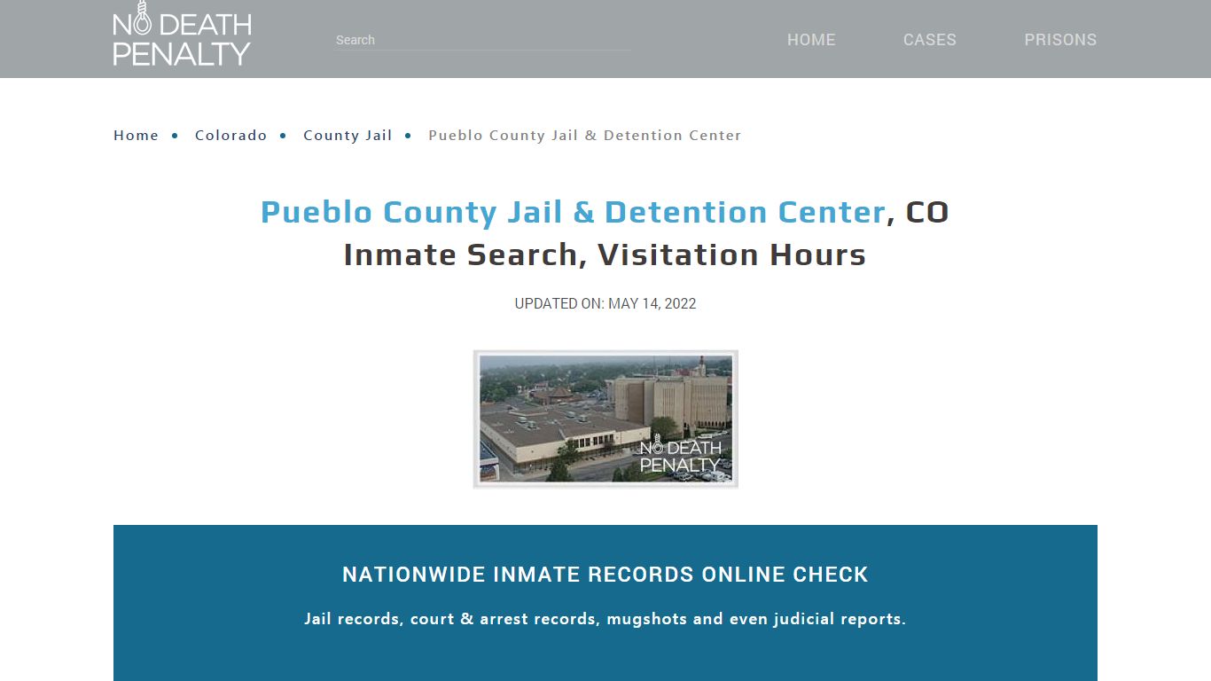 Pueblo County Jail & Detention Center, CO Inmate Search ...